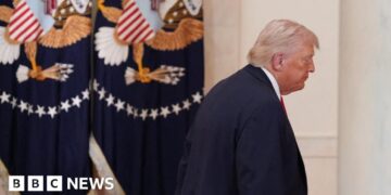 Trump offers few answers as he seeks to calm nerves over Iran war