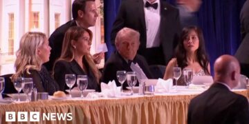 Trump rushed from White House correspondents' dinner after suspected gunshots heard