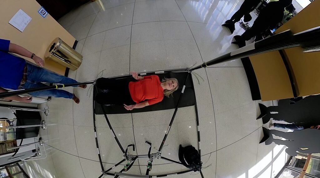 Trying the physical tests Artemis crew face back on Earth