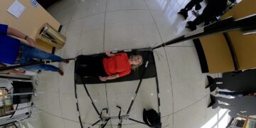 Trying the physical tests Artemis crew face back on Earth