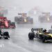 An image of the race start at the Turkish Grand Prix in 2020