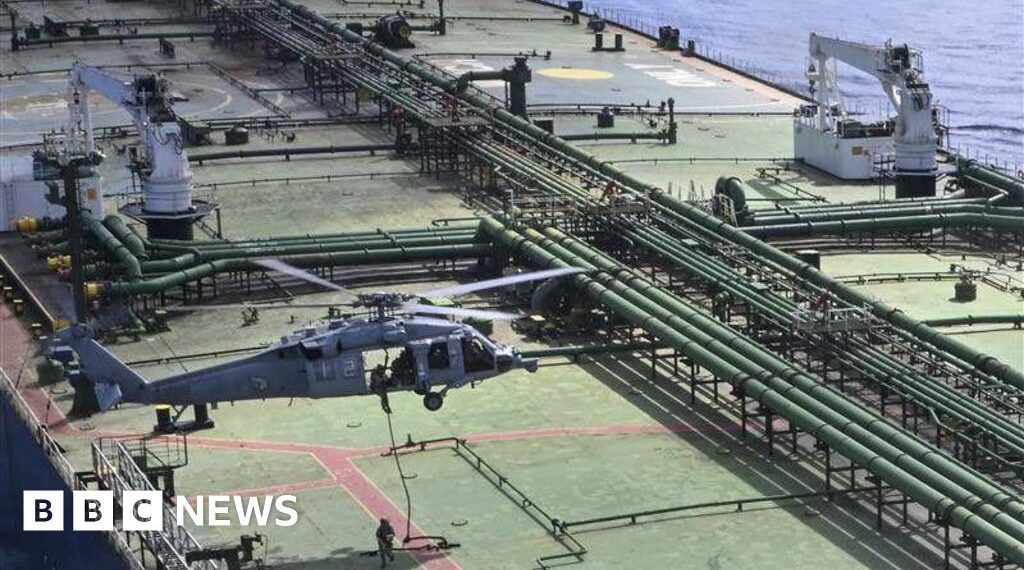 US boards ship carrying Iran oil as Trump threatens mine-laying vessels