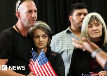 US has let in 4,499 refugees since October - all but three were South African
