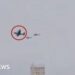 Video appears to show a US plane and helicopters over southern Iran
