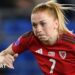 Ceri Holland attacks for Wales