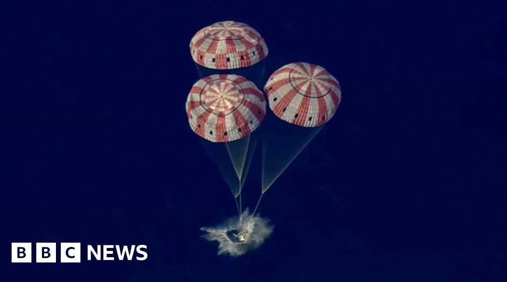 Watch the Artemis II re-entry: Separation, blackout, then splashdown