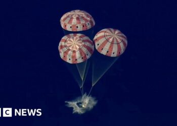Watch the Artemis II re-entry: Separation, blackout, then splashdown
