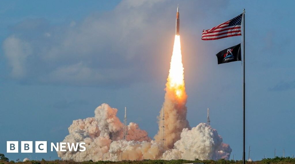 Watch the moment Artemis II blasts into space on historic mission