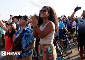 'We go for all humanity' - emotional moment as Artemis II blasts off