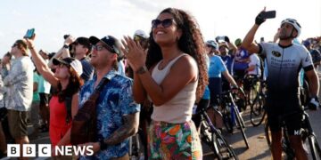 'We go for all humanity' - emotional moment as Artemis II blasts off