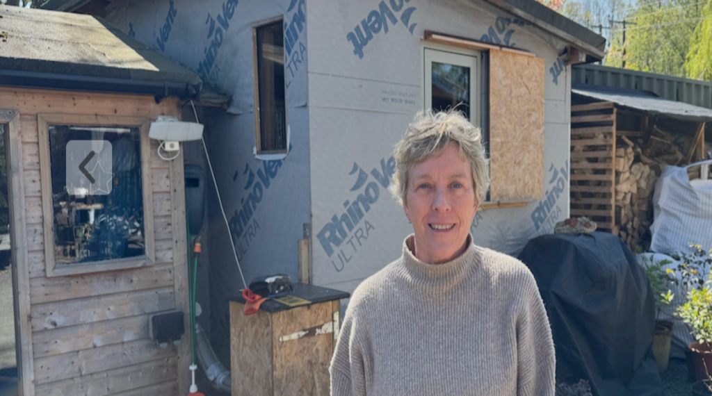 'We're living in a shed because of river pollution'