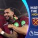 West Ham players celebrate goal