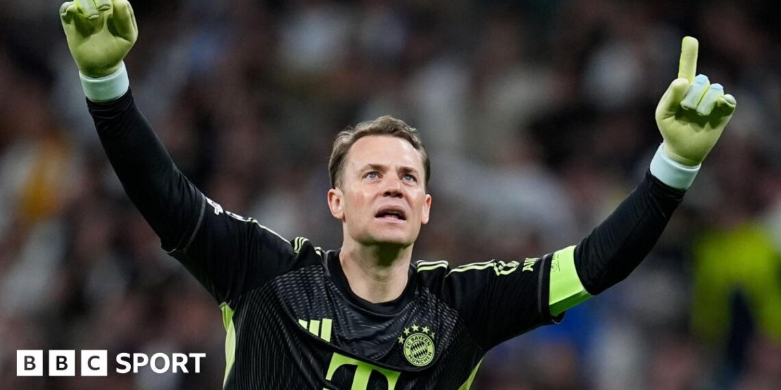 Manuel Neuer made his 136th Champions League appearance for Bayern Munich against Real Madrid