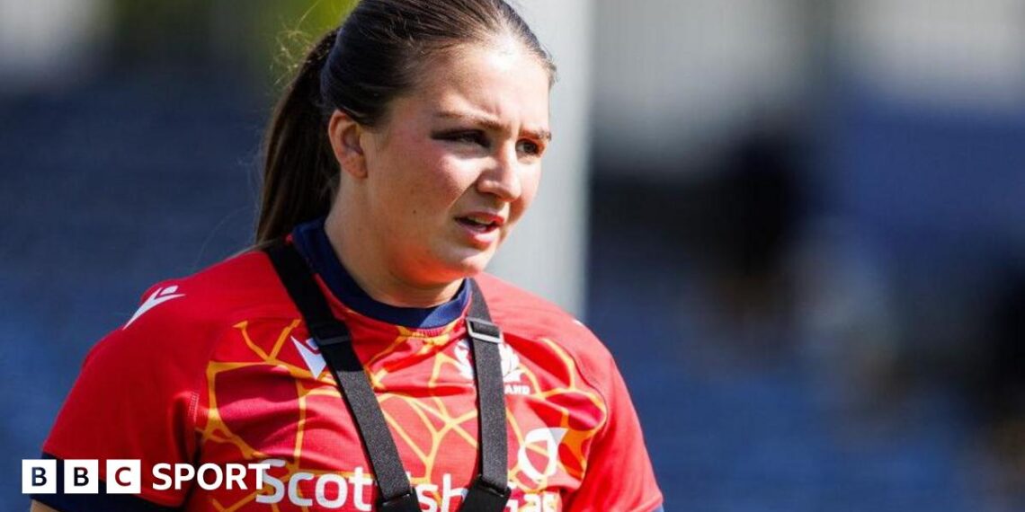 Scotland's Evie Wills during training