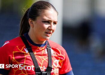 Scotland's Evie Wills during training