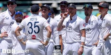 England's Ashes team in Australia