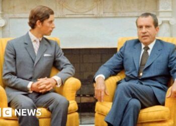With presidents, cowboys and A-listers - King Charles in US over the years