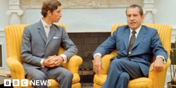 With presidents, cowboys and A-listers - King Charles in US over the years
