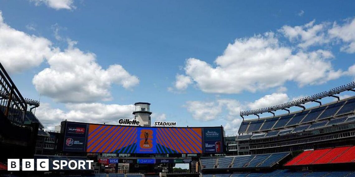 Image of the Boston Stadium in Foxborough, Massachusetts