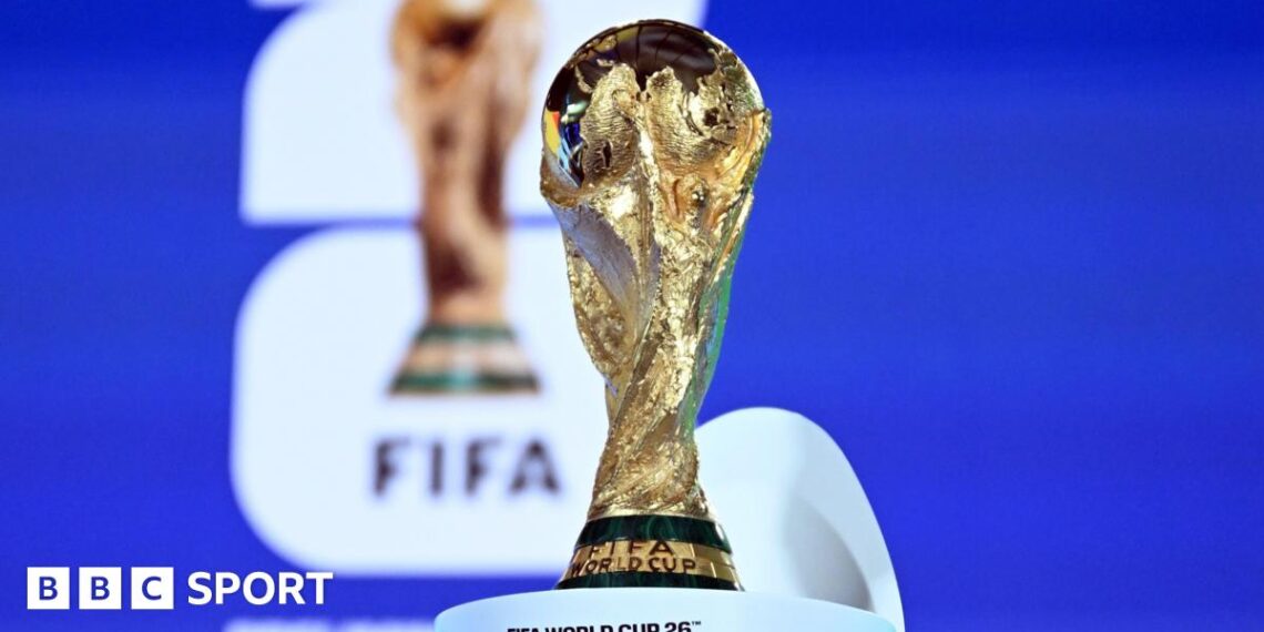 The Fifa World Cup trophy