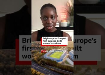 Brighton plan Europe’s first purpose-built £80m women’s stadium. #Football #BBCNews