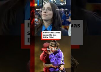 Bieberchella was sacred to me, says Billie Eilish. #Coachella #JustinBieber #BBCNews
