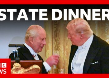 Trump claims King Charles ‘agrees’ Iran shouldn’t have nuclear weapon in banquet speech | BBC News