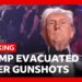 Donald Trump rushed from White House Correspondents’ Dinner after gunshots fired | BBC News