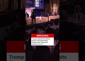 President Trump is rushed from the White House event after suspected gunshots heard. #BBCNews