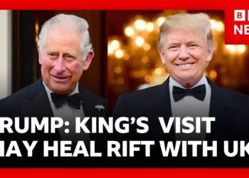 Trump says King Charles visit may help mend rift with UK over Iran war | BBC News