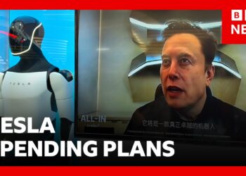 Tesla plans $25bn spend on AI and robotics | BBC News