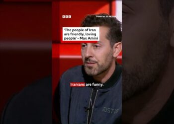 ‘The people of Iran are friendly, loving people,’ says comedian Max Amini. #BBCNews