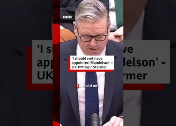 ‘I should not have appointed Mandelson’, says UK PM Keir Starmer. #UK #BBCNews