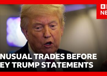 The insider trading suspicions looming over Trump’s presidency | BBC News