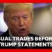 The insider trading suspicions looming over Trump’s presidency | BBC News