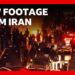 New videos emerge from Iran as death toll continues to rise | BBC News