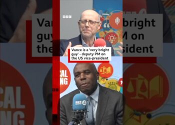 UK Deputy PM David Lammy on his friendship with US Vice-President JD Vance. #Politics #BBCNews