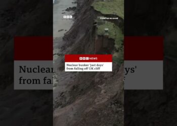A Cold War-era bunker on the UK coast is nearing collapse due to coastal erosion. #UK #BBCNews