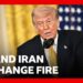 Trump says US-Iran ceasefire still in place after exchange of fire in Strait of Hormuz | BBC News