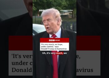 ‘It’s very much, we hope, under control,’  says Donald Trump on hantavirus. #BBCNews