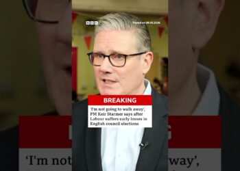 “I’m not going to walk away”, UK PM Keir Starmer says. #Elections #BBCNews