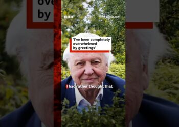 David Attenborough ‘completely overwhelmed’ by the number of birthday messages. #BBCNews