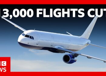 Airlines cut 13,000 flights in May as jet fuel prices soar | BBC News