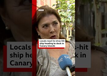 Canary Islands residents react to virus-hit ship coming to dock. #Hantavirus #BBCNews