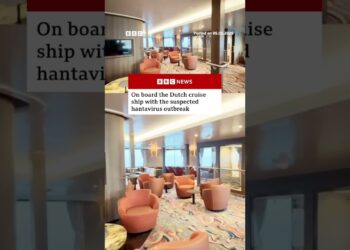 On board the Dutch cruise ship with the Hantavirus outbreak. #Hantavirus #Shorts #BBCNews