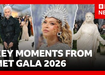 Met Gala raises $42m as stars attend ‘Fashion is Art’ night | BBC News