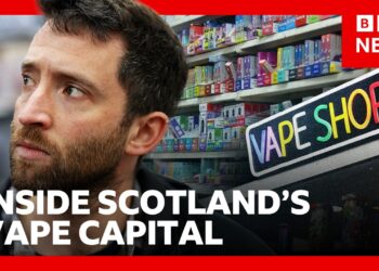 Inside Scotland’s vape shop capital: What’s behind the boom? | BBC News