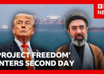 Iran will be ‘blown off the face of the Earth’ if it attacks US vessels, says Trump | BBC News