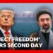 Iran will be ‘blown off the face of the Earth’ if it attacks US vessels, says Trump | BBC News