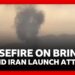 Ceasefire on brink: Trump says Iran will be “blown off face of earth” if it hits US ships | BBC News